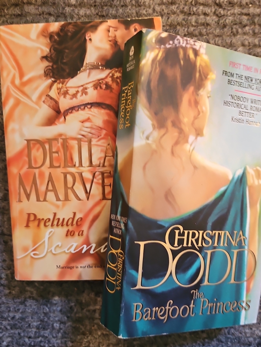 Christina Dodd The Barefoot Princess -& Prelude To A Scandal. 2 Books